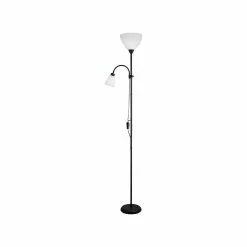 Nouveau 😉 Paris prix Lampadaire liseuse Betty 2 abat jours ABS Piétement métal L 20 x l 20 x H 176 cm INTERNATIONAL DESIGN 👍