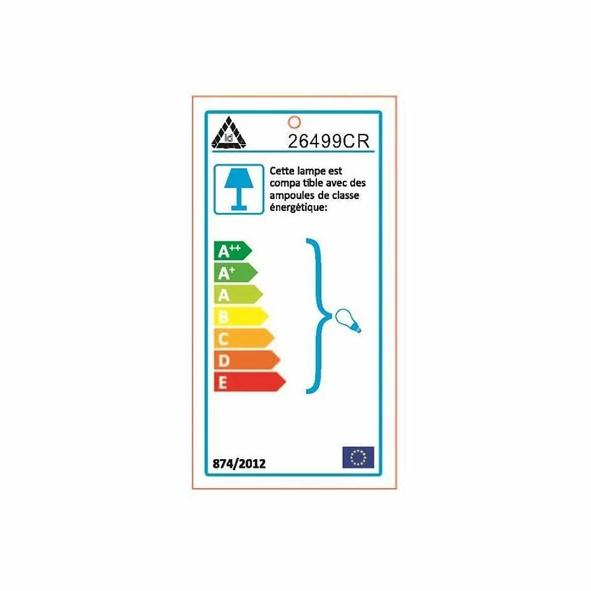 Tout neuf ✨ Paris prix DESI Lampadaire arceau chrome - H 166 cm - Contemporain 🎁 – Image 3