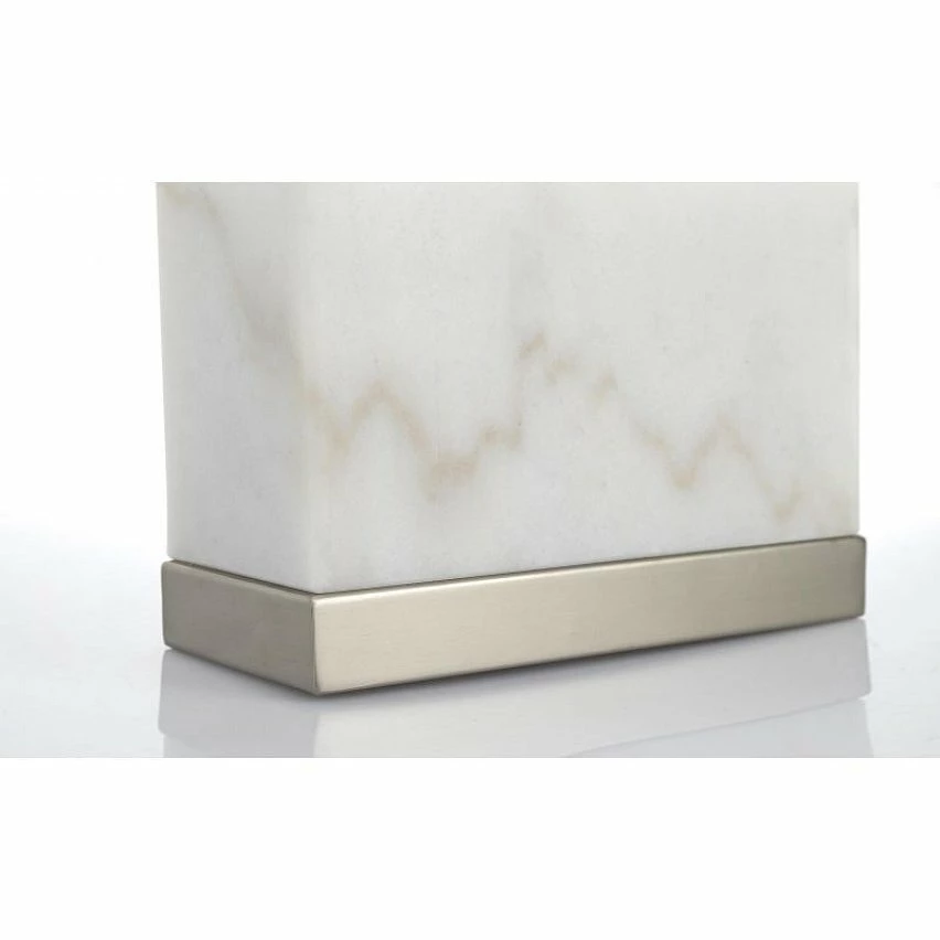 Coupon đ„ Paris prix Lampe Ă Poser "Legari" 49cm Blanc & Argent đ â Image 3