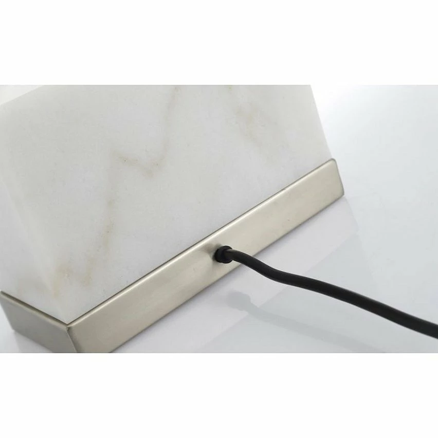 Coupon đ„ Paris prix Lampe Ă Poser "Legari" 49cm Blanc & Argent đ â Image 5