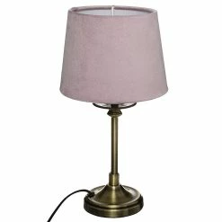 Grosses soldes ⌛ Atmosphera Lampe droite Bue rose H35 ⌛