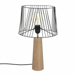 Budget 😉 Atmosphera Lampe droite Joe noir H46 🎁