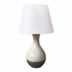 De gros ✔️ Paris prix Lampe à Poser Déco "Colette" 37cm Blanc 🥰