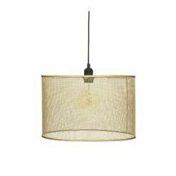 Acheter 🥰 Atmosphera Luminaire Suspension en Métal Doré D 38 cm 🌟