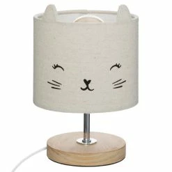 Nouveau đ Atmosphera Lampe Ă Poser DĂ©co "Chat" 21cm Blanc đ
