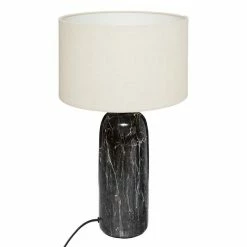 Tout neuf 🔔 Atmosphera Lampe à Poser Design "Mapu" 48cm Noir & Blanc 😀