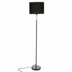 Bon marché 🔔 Atmosphera Lampadaire Design "Jule" 151cm Noir ✔️