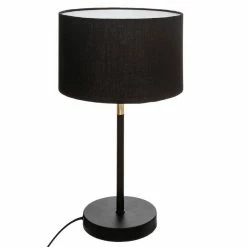 Grosses soldes 🔔 Atmosphera Lampe à Poser Design "Jule" 42cm Noir & Or 🔔