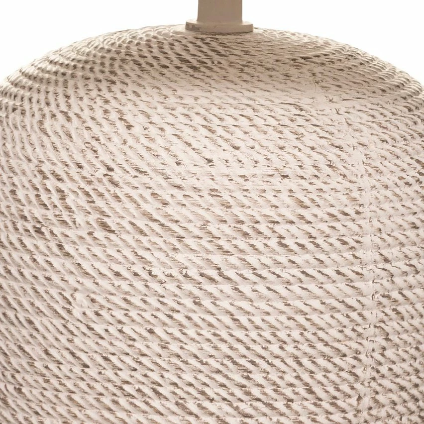 Meilleure affaire đ Atmosphera Lampe Ă poser en CĂ©ramique Beige et Abat jour Blanc H 39.5 cm đ â Image 4