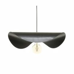 Meilleure vente 💯 Atmosphera Luminaire Suspension en Métal noir 52 x 47 cm 💯