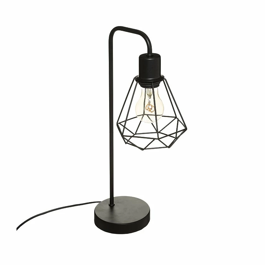 Les meilleures critiques de 🔔 Atmosphera Lampe à poser en Métal filaire Noir H 46 cm ❤️