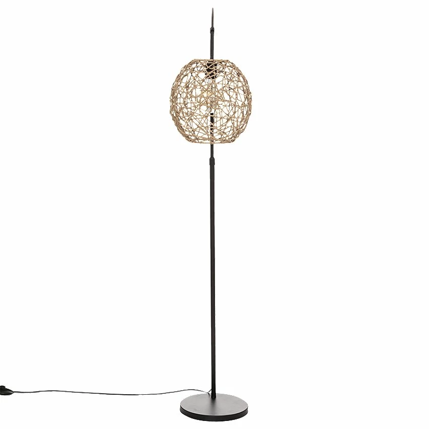 Sortie ❤️ Lampadaire arc Raahé naturel H180 Atmosphera turel 👏 – Image 2