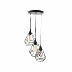 Remise 🧨 Suspension filaire en métal Trio - Atmosphera 🎁