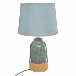 Meilleure vente 😀 Atmosphera Lampe à Poser Design "Carma" 43cm Bleu 🤩