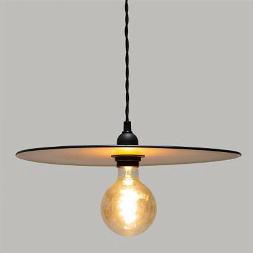 Nouveau đ Atmosphera Lampe Suspension en MĂ©tal "Lesa" 38cm Noir & Or đ â Image 2
