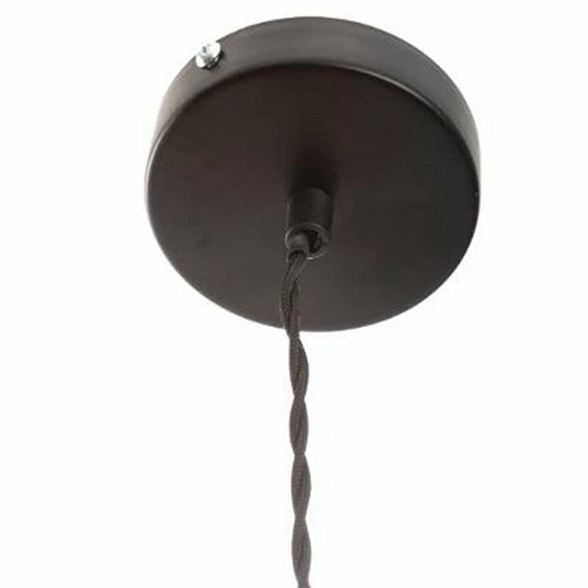 Nouveau đ Atmosphera Lampe Suspension en MĂ©tal "Lesa" 38cm Noir & Or đ â Image 3