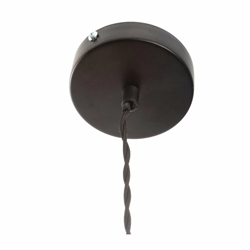 Nouveau đ Atmosphera Lampe Suspension en MĂ©tal "Lesa" 38cm Noir & Or đ â Image 4
