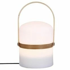 Acheter 😉 Atmosphera Lampe Nomade avec Anse "Baladeuse" 26cm Blanc ⌛