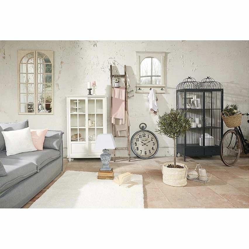 Meilleure vente ⭐ Lampe à poser en bois patiné - Atmosphera 🌟 – Image 3