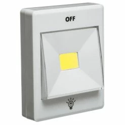 Coupon 🛒 Five Simply smart Spot avec Interrupteur "Lumineux" 10cm Blanc 🧨