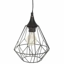 Sortie 😀 Atmosphera Lampe Suspension Métal "Design" 24cm Noir ✨
