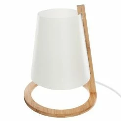 Grosses soldes 🔥 Atmosphera Lampe à Poser "Bambou" 26cm Naturel 🧨