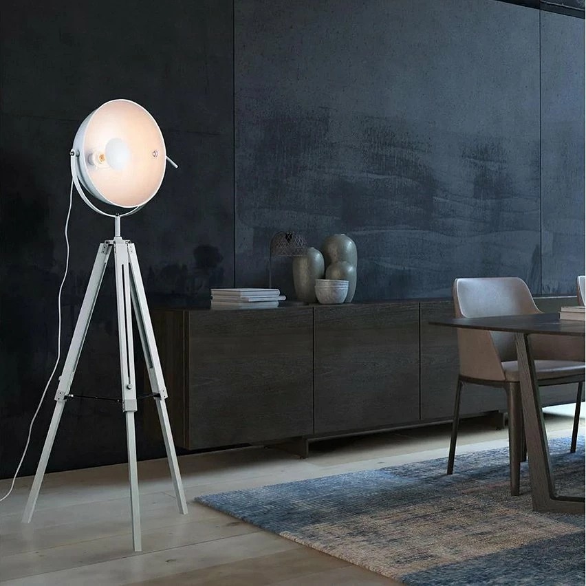 Nouveau ✨ Altobuy POWER - Lampadaire Trépied en Métal Noir 🔔 – Image 4