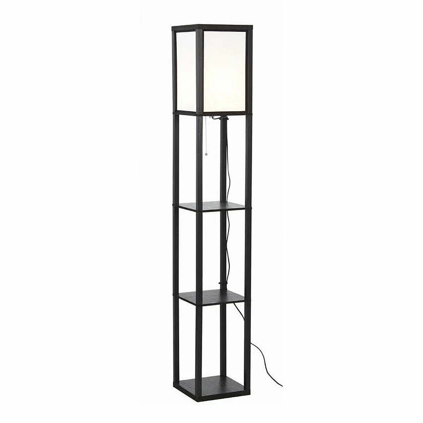 Meilleure affaire ✔️ Altobuy AMELIE - Lampadaire avec 3 Etagères en Métal Noir ⌛ – Image 3