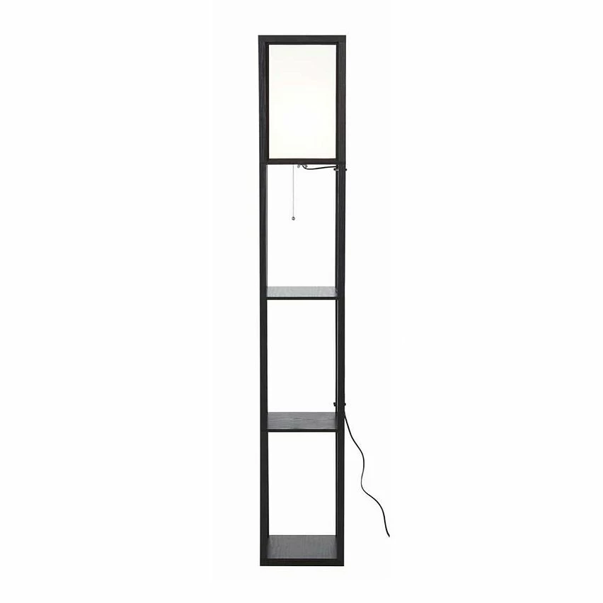 Meilleure affaire ✔️ Altobuy AMELIE - Lampadaire avec 3 Etagères en Métal Noir ⌛ – Image 7