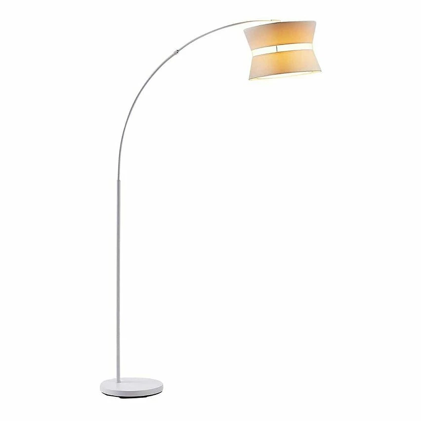 Nouveau 👍 Altobuy GASPARD - Lampadaire Déporté en Métal et Abat-Jour Tissu Gris 🧨 – Image 6