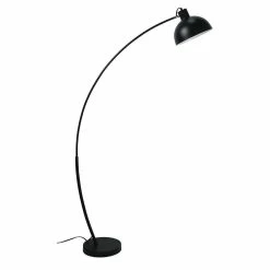 Le moins cher 🔔 Altobuy TANGUY - Lampadaire Arc en Métal et Abat-jour Blanc 💯