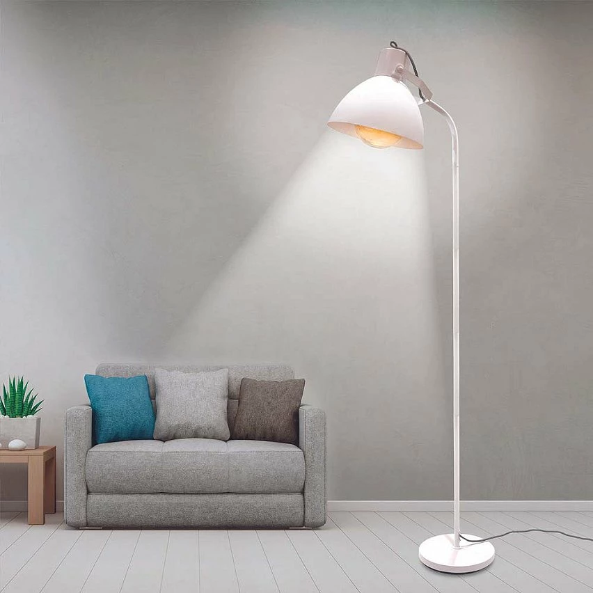 Le moins cher đ The Home Deco Factory Lampadaire cloche avec cĂąble textile 172 cm đ â Image 2