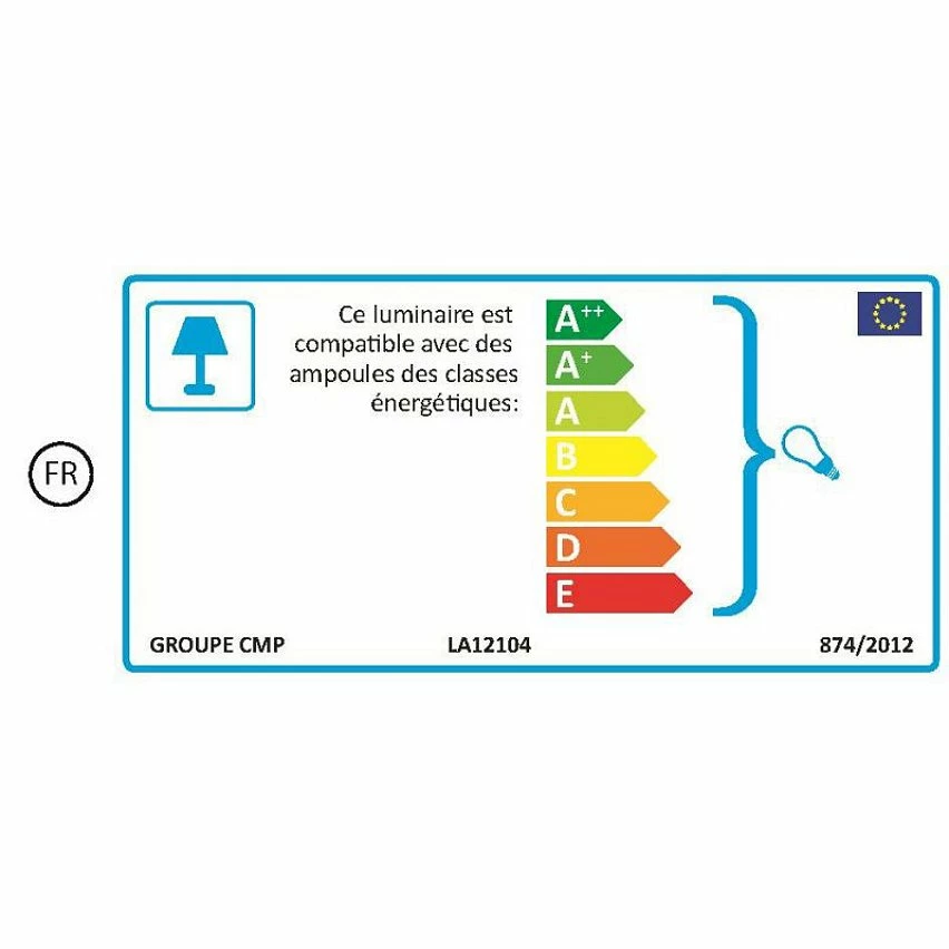 Le moins cher đ The Home Deco Factory Lampadaire cloche avec cĂąble textile 172 cm đ â Image 7