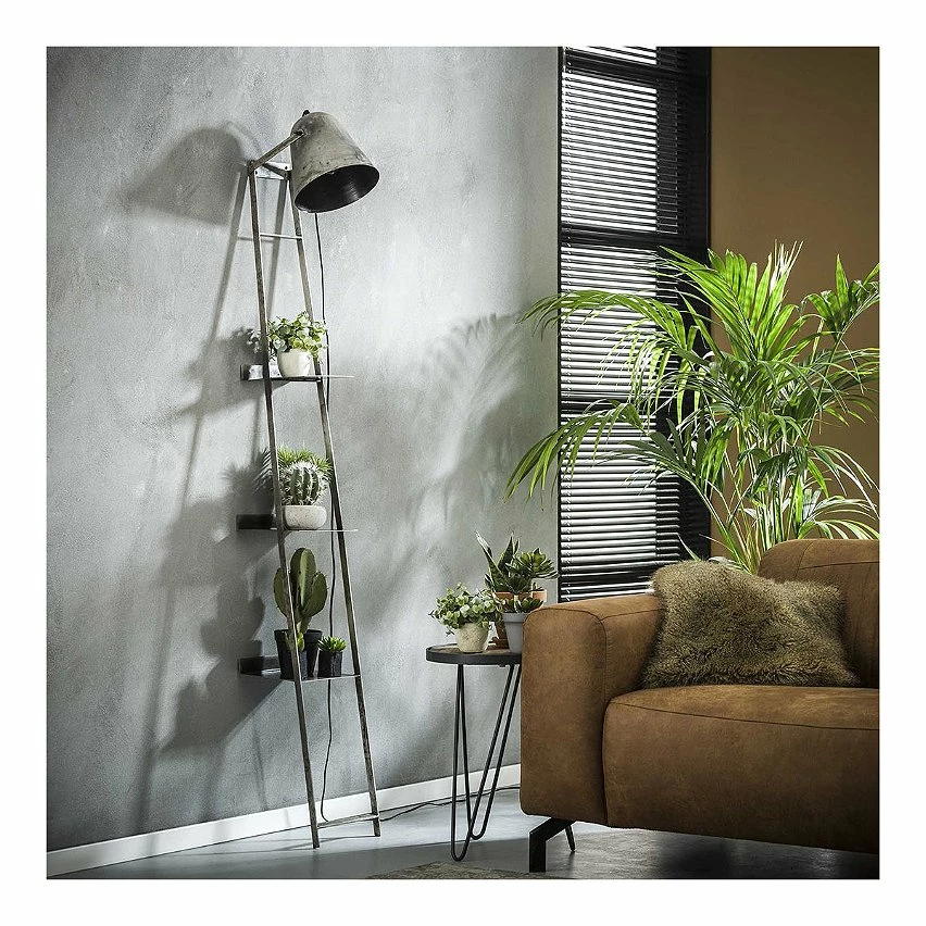 Coupon ⭐ Lampea Lampe-étagère industrielle en métal gris Charlie 🔔 – Image 3