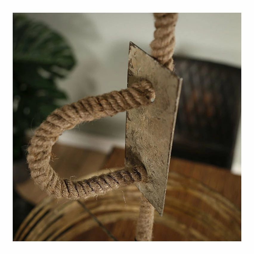 Budget 🛒 Lampea Suspension vintage en métal 1 lampe Ø 40 cm David 💯 – Image 6