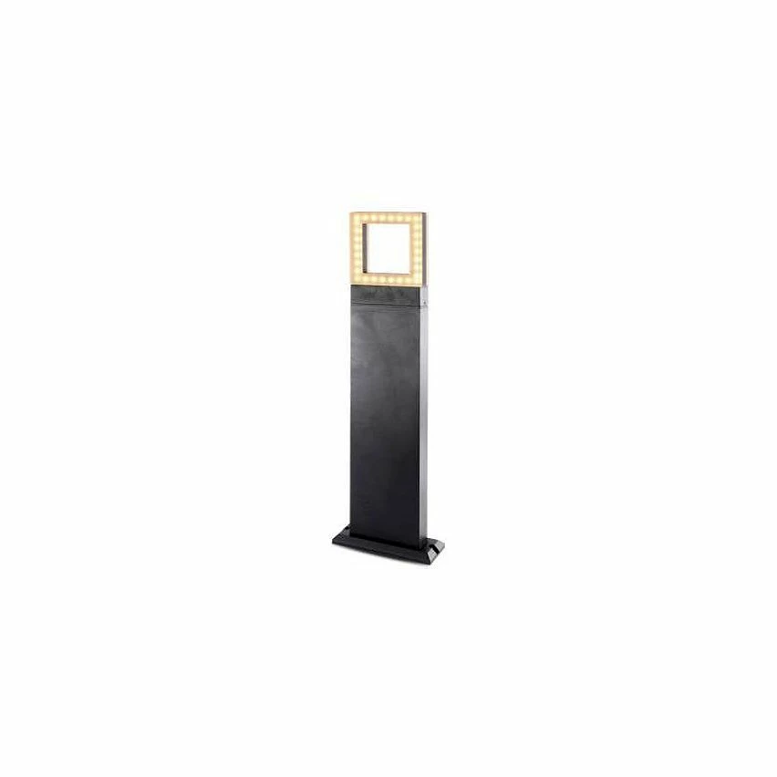 Meilleure affaire đ Miidex Potelet Rectangulaire LED 12W 50cm Diffuseur CarrĂ© IP54 - Blanc Chaud 3000K â