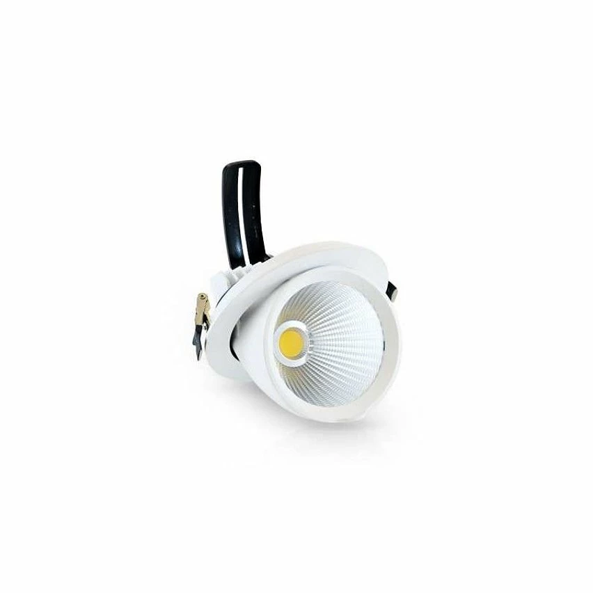 Offres ⌛ Miidex Spot LED Escargot Blanc Encastrable Orientable 10W (90W) - Blanc Naturel 4000K 🛒