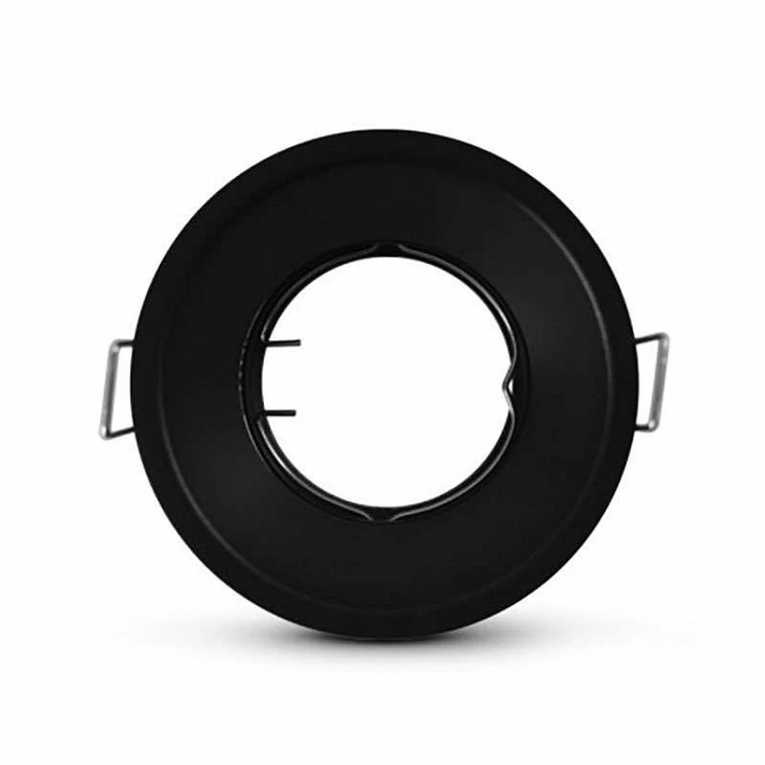 Meilleure affaire ✨ Miidex Support de Spot Encastrable Rond Basse Luminance Ø82mm Noir 😉 – Image 3