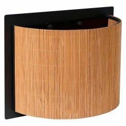 Offres ✨ Lampea Applique murale couloir en rotin Celia 🧨