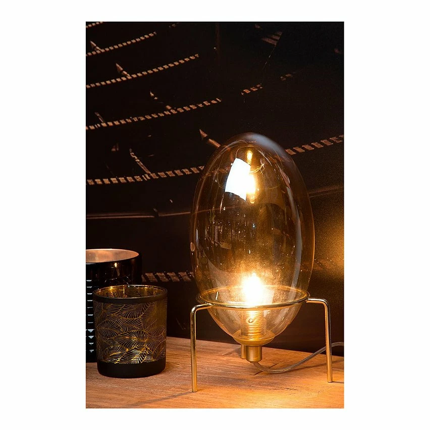 Coupon ❤️ Lampea Lampe à poser vintage Ø 13 cm Eggy 🔔 – Image 3
