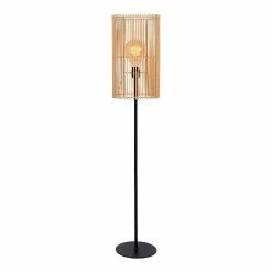 Tout neuf 🥰 Lampea Lampadaire en rotin design Ø 26 cm Luna 🧨