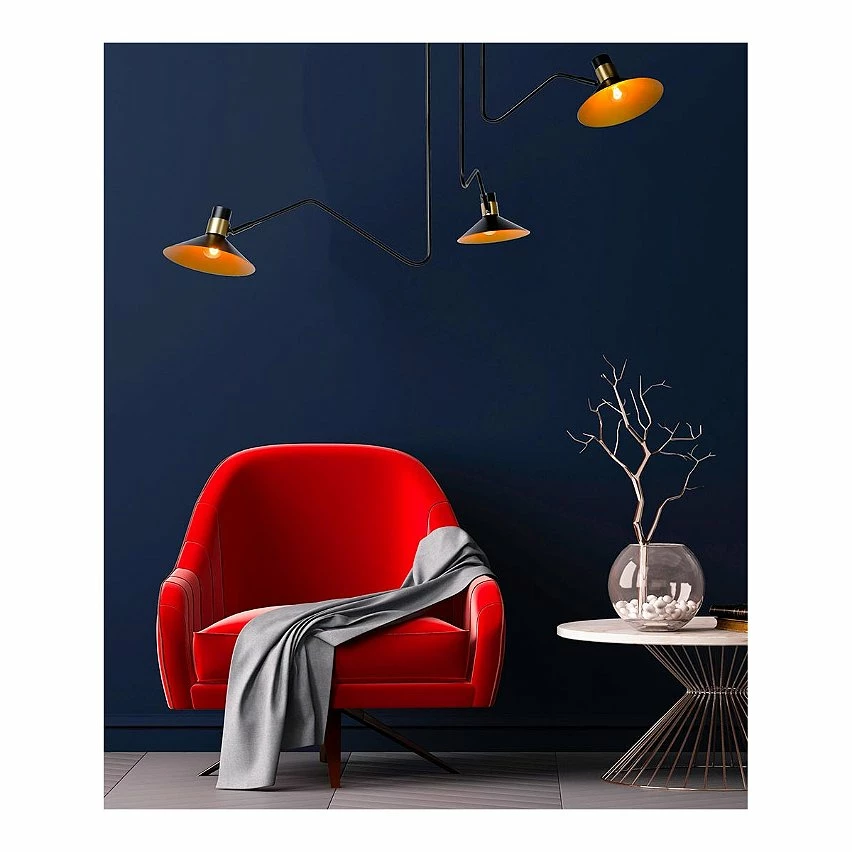 Vente flash 🌟 Lampea Plafonnier vintage Ø 108 cm salon et salle à manger Loft 💯 – Image 2