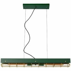 Top 10 😉 Lampea Suspension industrielle 2xE27 vert Sibel ⌛