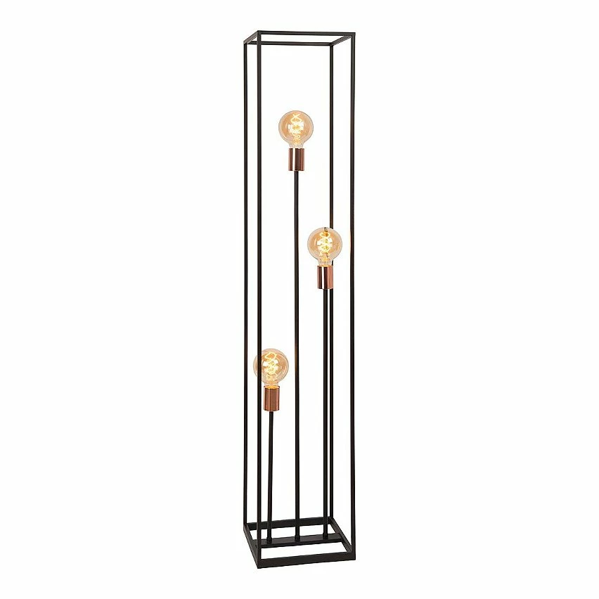 Promo 😉 Lampea Lampadaire industriel 3 lampes Miranda 🔔 – Image 3