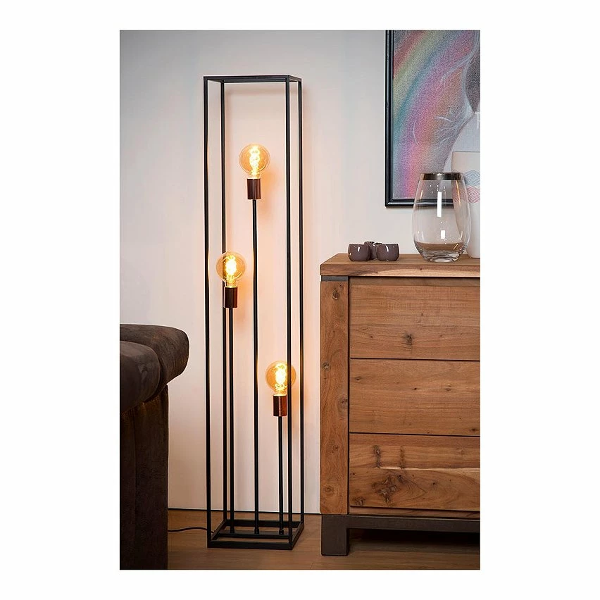 Promo 😉 Lampea Lampadaire industriel 3 lampes Miranda 🔔 – Image 2