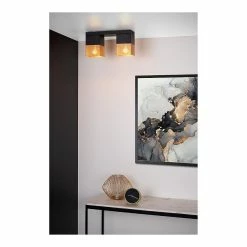 Le moins cher 🎁 Lampea Plafonnier intérieur industriel 2xE27 Renata 🌟