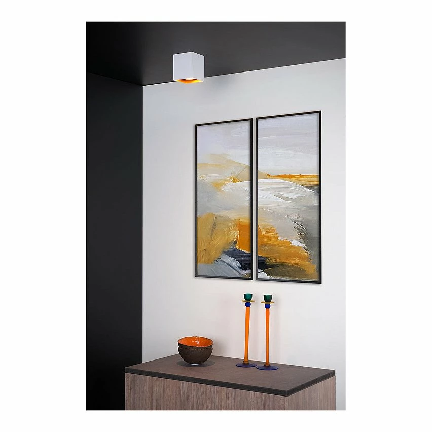 Bon marchĂ© đ„ Lampea Spot plafond carrĂ© moderne 1 lampe Biddi đ â Image 3