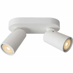 Acheter 🎁 Lampea Spot plafond rond LED dimmable 2 lampes Yrus 🔔