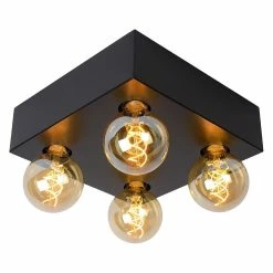 Nouveau 🎉 Lampea Plafonnier industriel 4 lampes Urus 👍