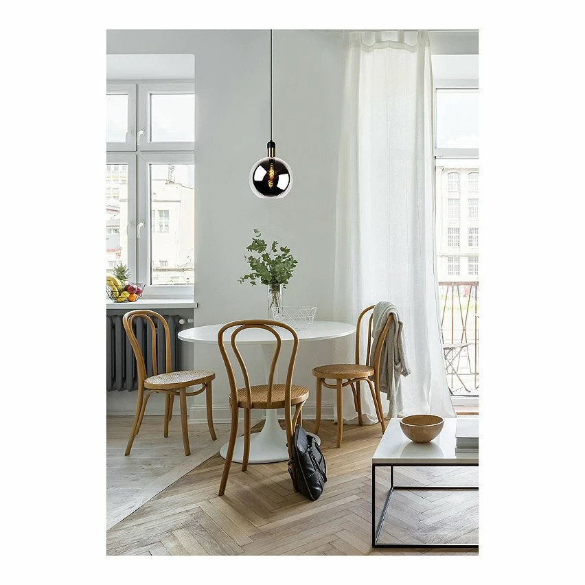 Budget ⭐ Lampea Suspension en verre fumé Ø 28 cm Lius 😉 – Image 6